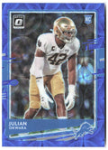 Julian Okwara Donruss Optic - Blue Scope 144 2020 Detroit Lions