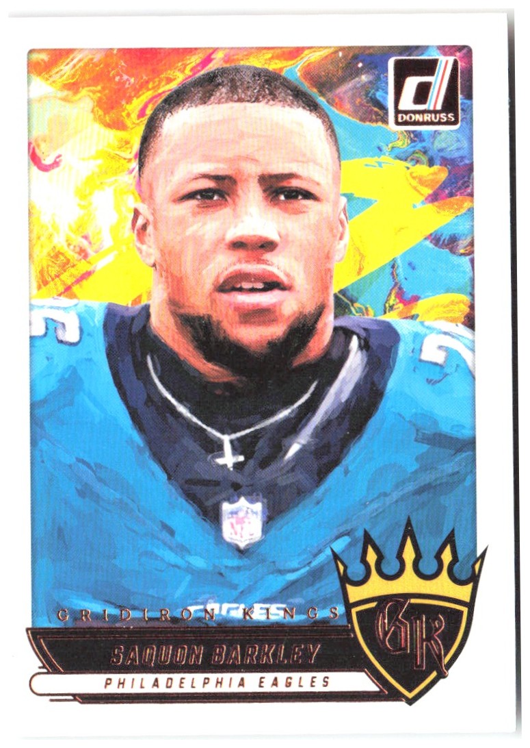 Saquon Barkley Donruss - Gridiron Kings GK-SBY 2025 Philadelphia Eagles