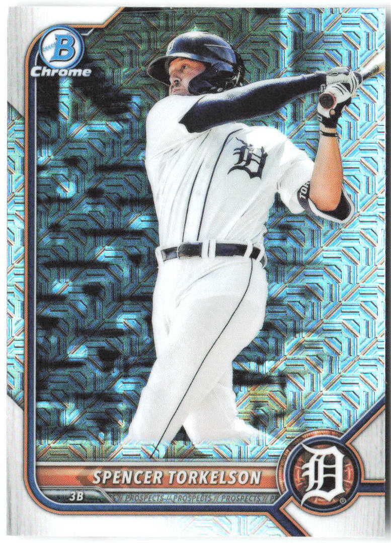Spencer Torkelson Bowman - Chrome Prospects Mojo Refractors BCP-6 2022 Tigers