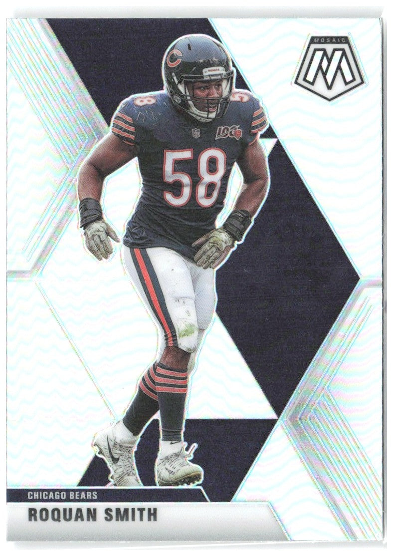 Roquan Smith Panini Mosaic - Prizm Silver 46 2020 Chicago Bears