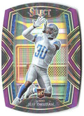 Jeff Okudah Panini Select - Purple Prizm Die Cut 286 2020 Detroit Lions