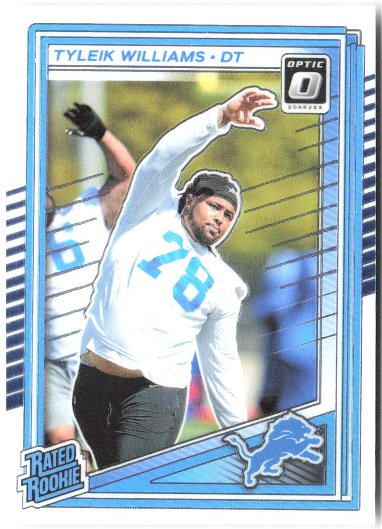 Tyleik Williams Donruss Optic - Holo 246 2025 Detroit Lions