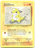 Sandshrew Common Base Set 062/102 LP Ken Sugimori
