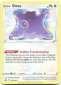 Ditto Reverse Holo Holo Rare SWSH Crown Zenith 107/159 NM KIYOTAKA OSHIYAMA