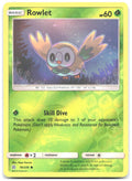 Rowlet Reverse Holo Common SM Cosmic Eclipse 18/236 NM Saya Tsuruta