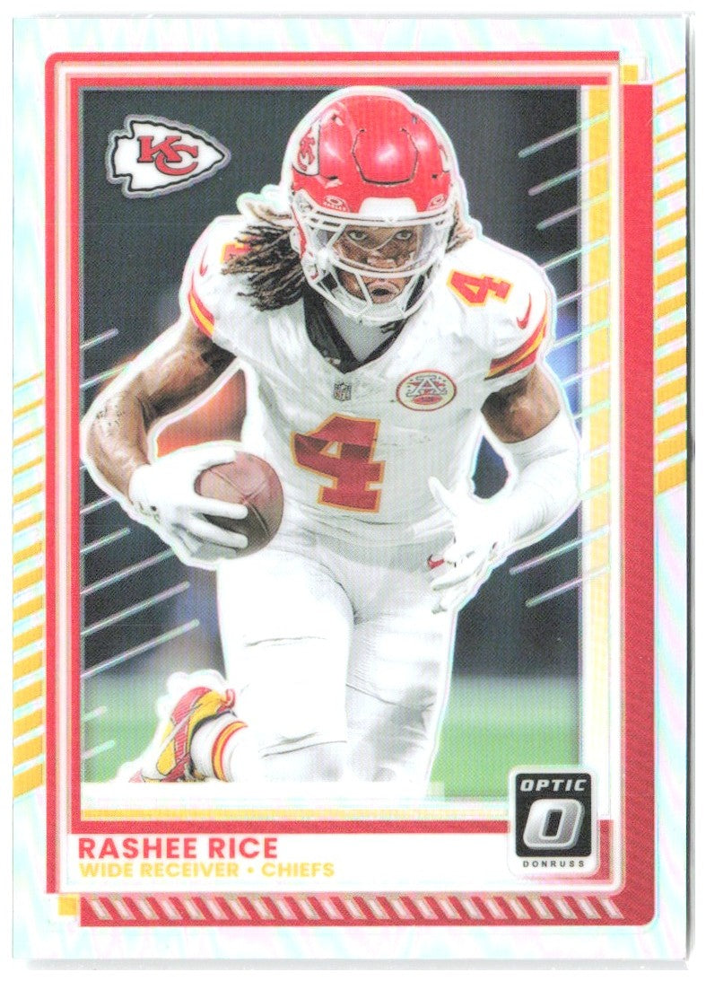 Rashee Rice Donruss Optic - Holo 179 2025 Kansas City Chiefs