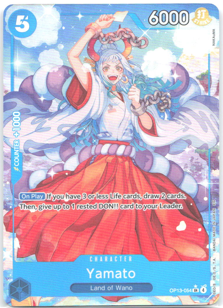 Yamato Alternate Art Foil SR Carrying On His Will OP13 054 NM