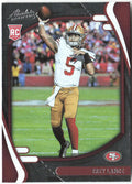 Trey Lance Panini Absolute - Retail 103 2021 San Francisco 49ers RC