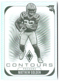 Matthew Golden Panini Phoenix - Contours 12 2025 Green Bay Packers