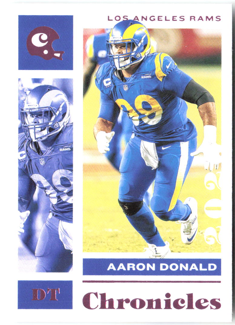 Aaron Donald Panini Chronicles - Pink 58 2020 Los Angeles Rams