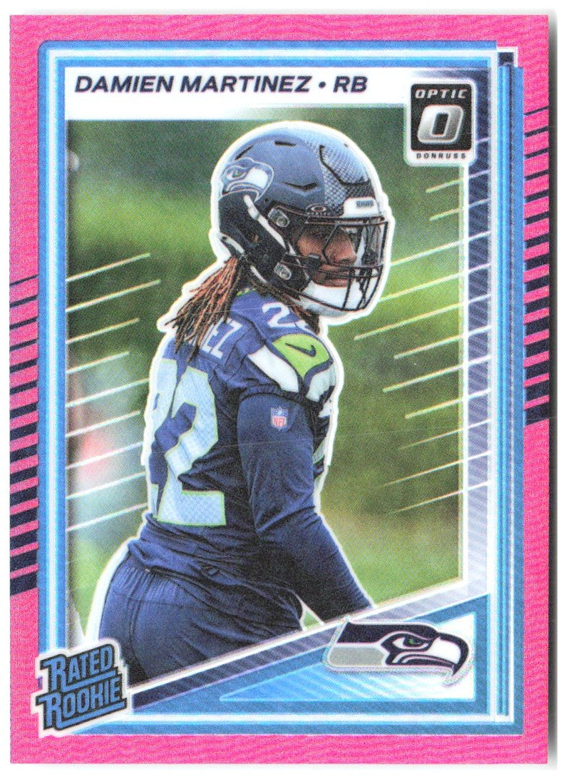 Damien Martinez Donruss Optic - Pink 298 2025 Seattle Seahawks