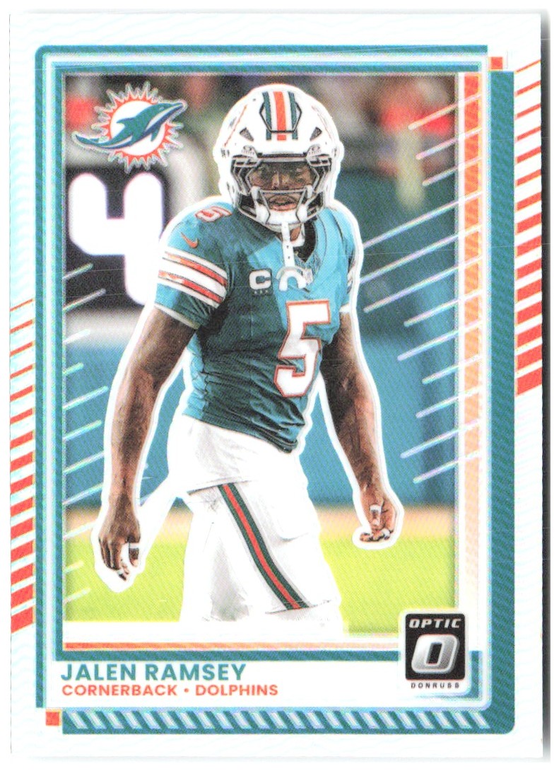 Jalen Ramsey Donruss Optic - Holo 42 2025 Miami Dolphins