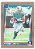 Hunter Long Donruss Optic - Bronze 281 2021 Miami Dolphins