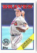 Greg Maddux Topps - 1988 Topps 35th Anniversary (Series One) T88-57 2023 Braves