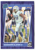 Rashawn Slater Donruss Optic - Purple Shock 263 2021 Los Angeles Chargers