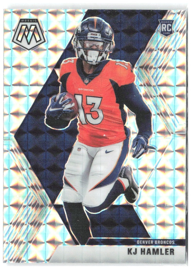KJ Hamler Panini Mosaic - Prizm 219 2020 Denver Broncos