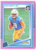 Tre Harris Donruss - Optic Rated Rookies Pink 329 2025 Los Angeles Chargers