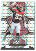 Jonathan Allen Panini Mosaic - Mosaic 198 2022 Washington Commanders
