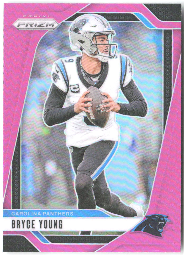 Bryce Young Panini Prizm - Pink 37 2024 Carolina Panthers