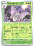 Venomoth Reverse Holo SV Scarlet & Violet 151 049/165 NM Kogemaru Himeno