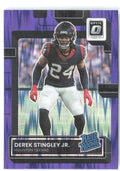 Derek Stingley Jr. Donruss Optic - Purple Shock 244 2022 Houston Texans