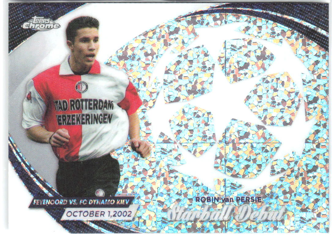 Robin van Persie Topps Chrome UEFA Competitions - Starball Debuts SD-2 2023-24