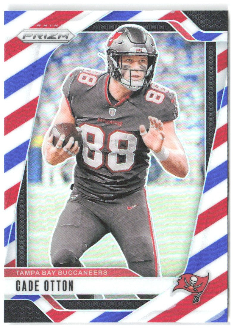 Cade Otton Panini Prizm - Red White and Blue 271 2024 Tampa Bay Buccaneers