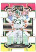 Joe Klecko Panini Select - Red and Yellow Prizms Die Cuts 76 2023 New York Jets