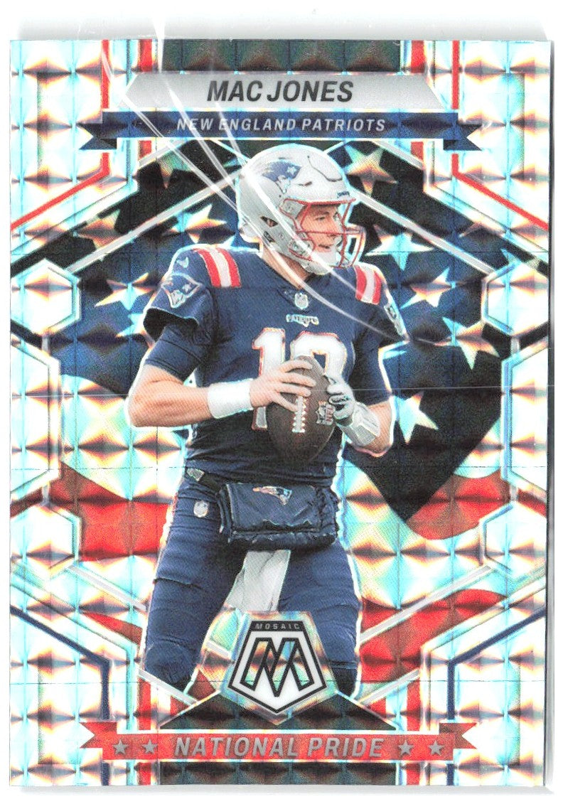 Mac Jones Panini Mosaic - Mosaic 261 2023 New England Patriots