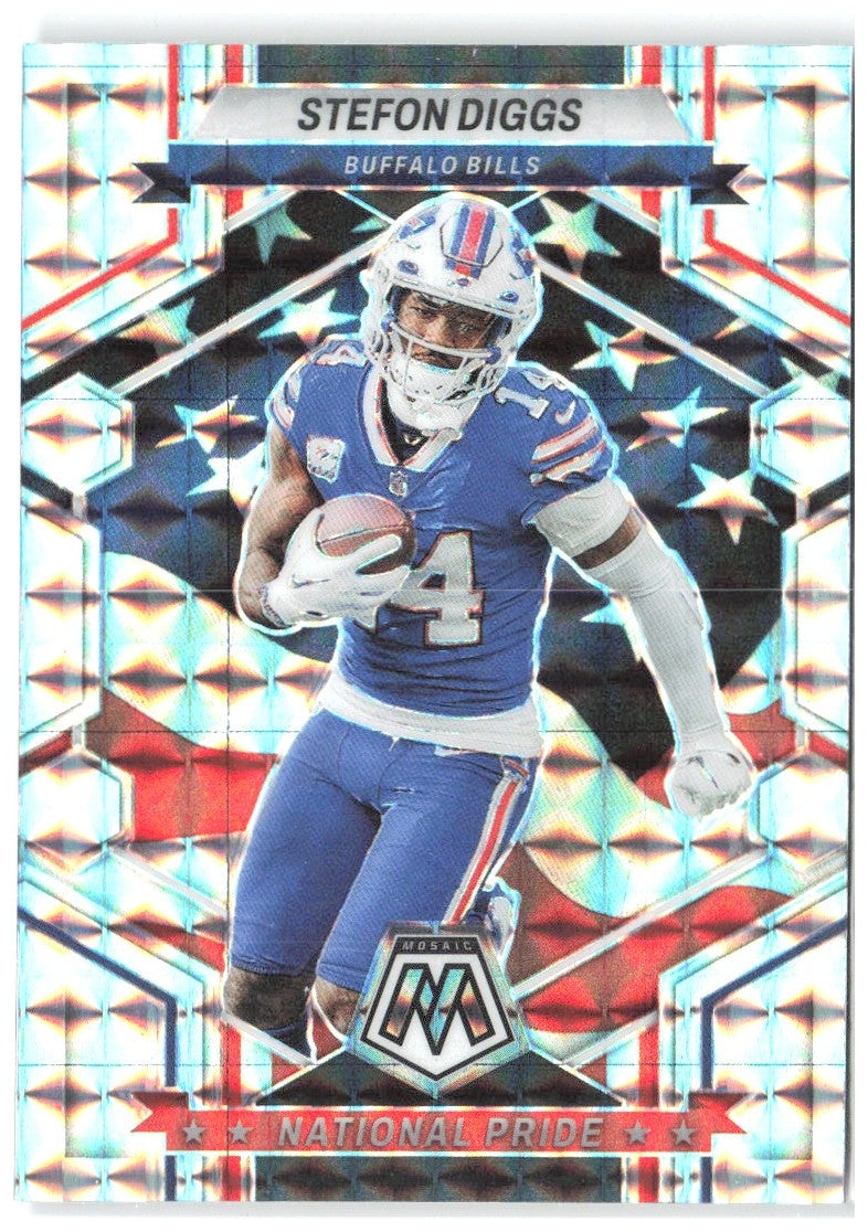 Stefon Diggs Panini Mosaic - Mosaic 270 2023 Buffalo Bills