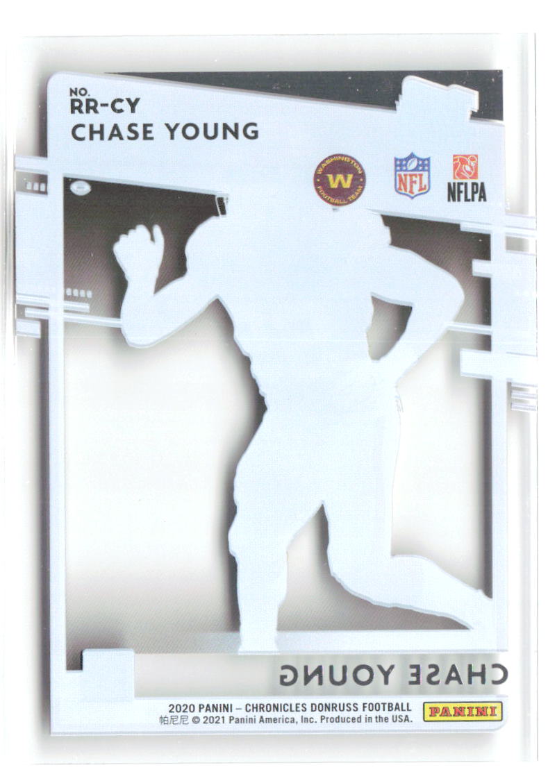 Chase Young Panini Chronicles - Clearly Donruss Rated Rookies RR-CY 2020