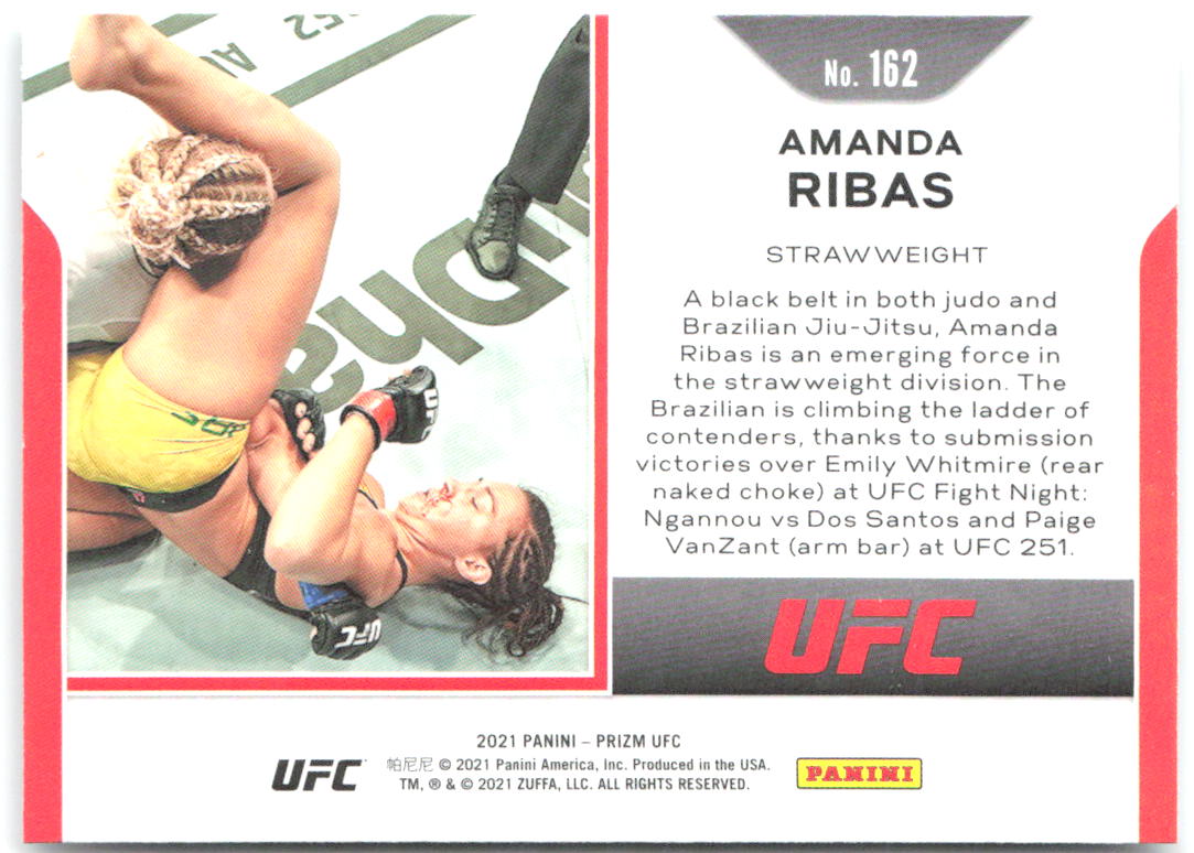 Amanda Ribas Panini Prizm UFC 162 2021