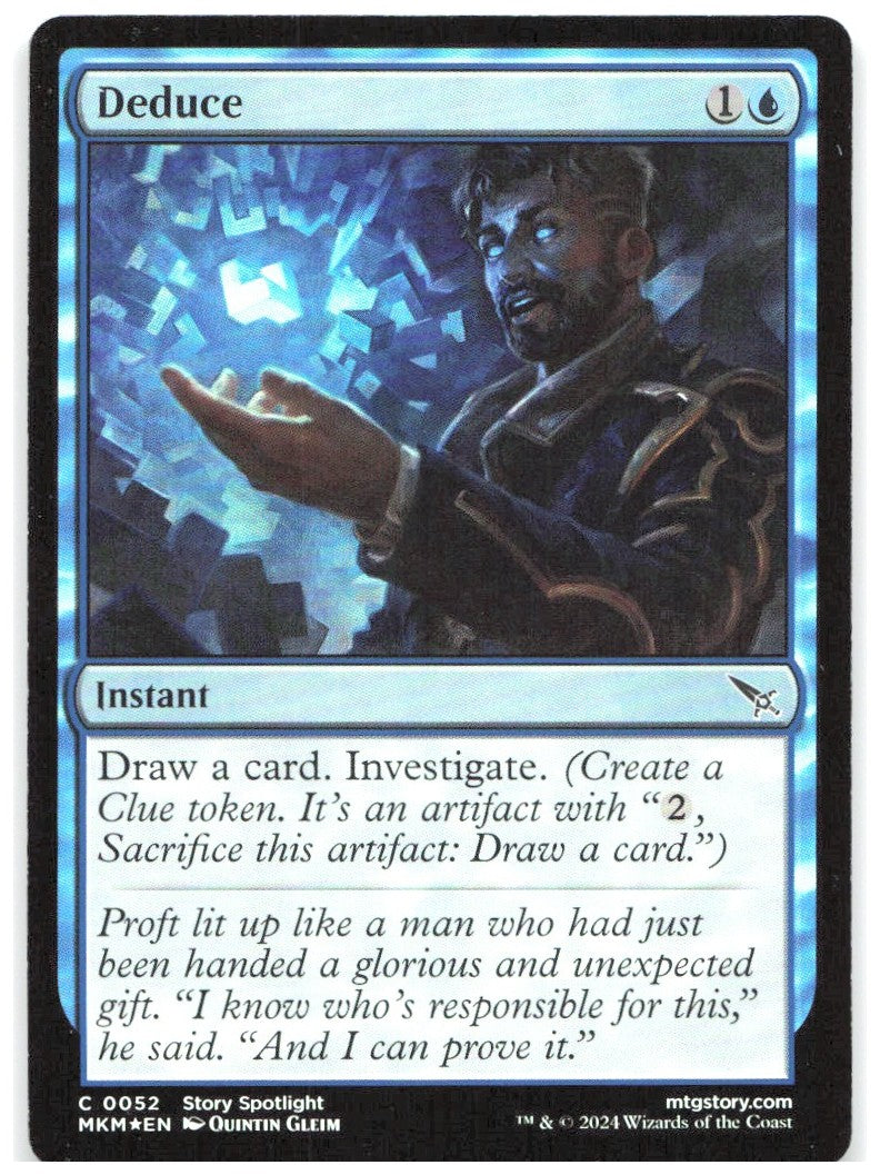 Deduce Foil C Murders at Karlov Manor 52 NM Quintin Gleim