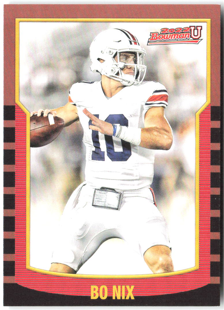 Bo Nix Bowman University - 2000 Bowman 2KB-7 2021-22 Auburn Tigers