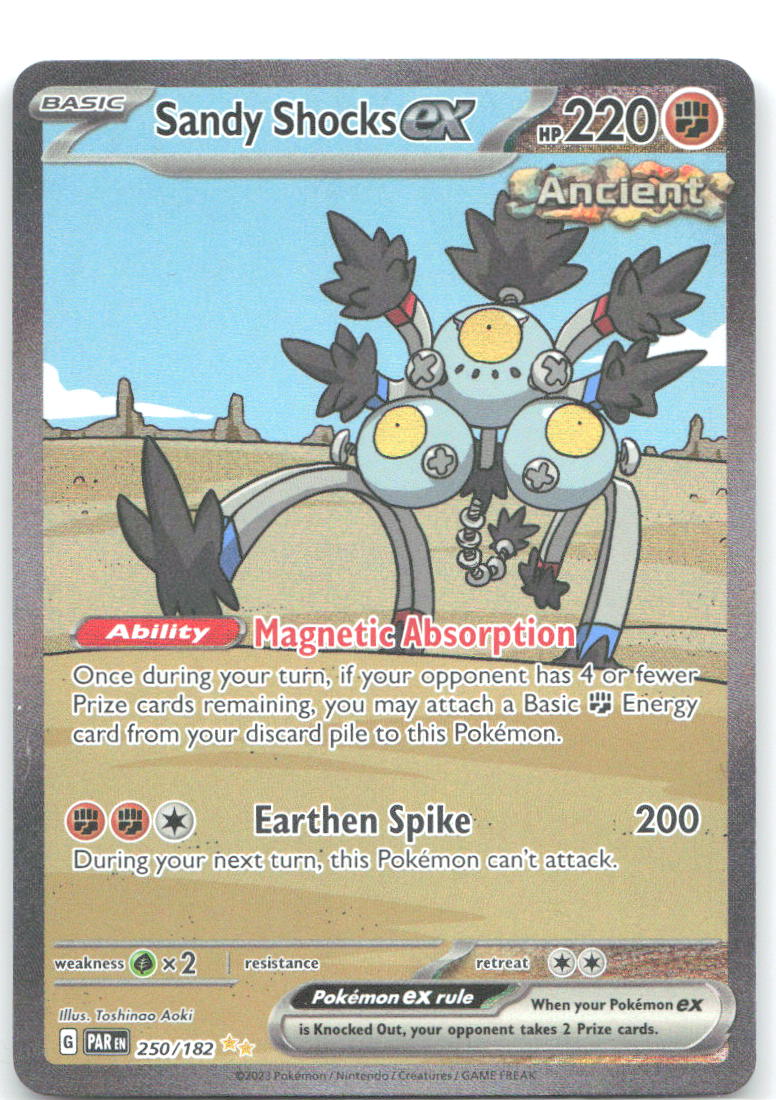 Sandy Shocks ex Holo Special Illustration Rare SV04: Paradox Rift 250/182 NM