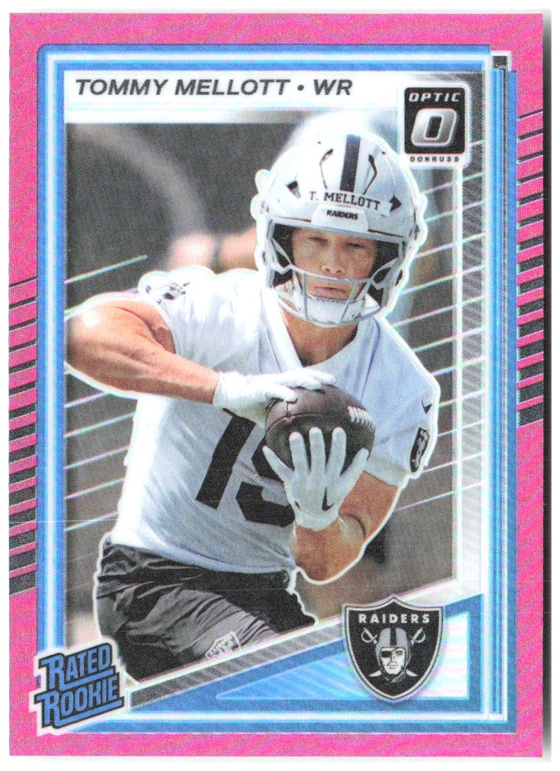 Tommy Mellott Donruss Optic - Pink 299 2025 Las Vegas Raiders