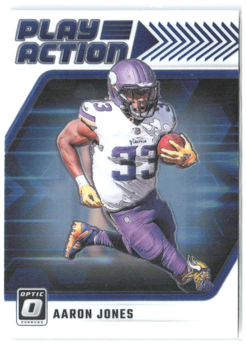 Aaron Jones Donruss Optic - Play Action 12 2024 Minnesota Vikings