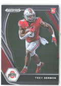 Trey Sermon Panini Prizm Draft Picks 159 2021 Ohio State Buckeyes