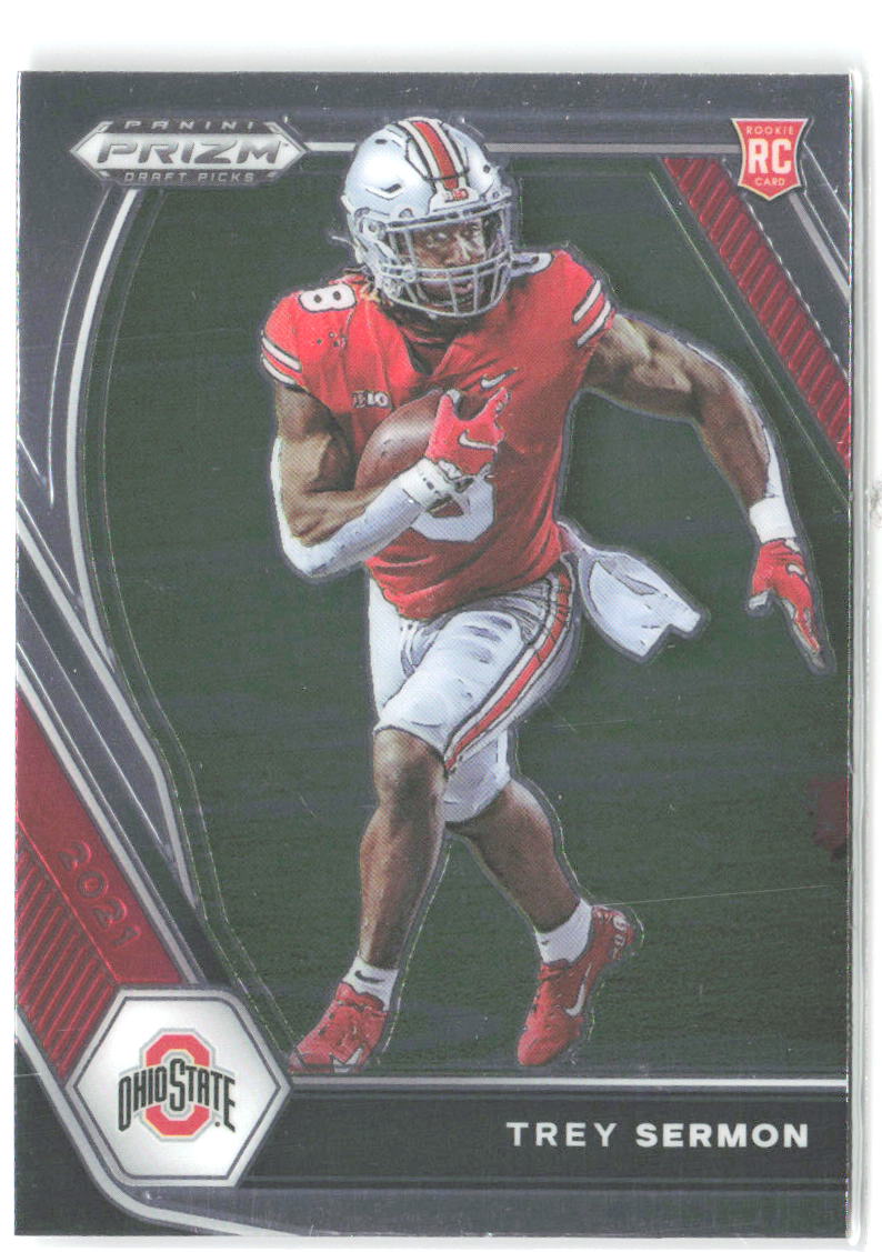 Trey Sermon Panini Prizm Draft Picks 159 2021 Ohio State Buckeyes