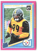 Derrick Harmon Donruss Optic - Pink 257 2025 Pittsburgh Steelers