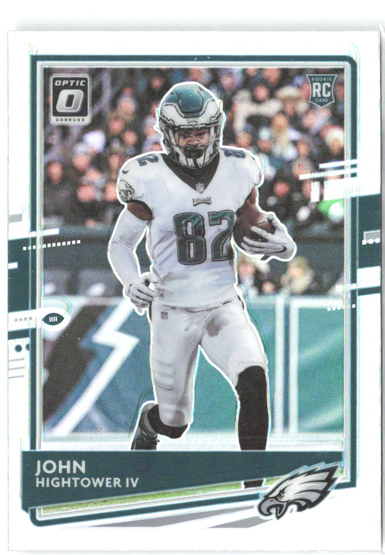 John Hightower IV Donruss Optic - Holo 128 2020 Philadelphia Eagles