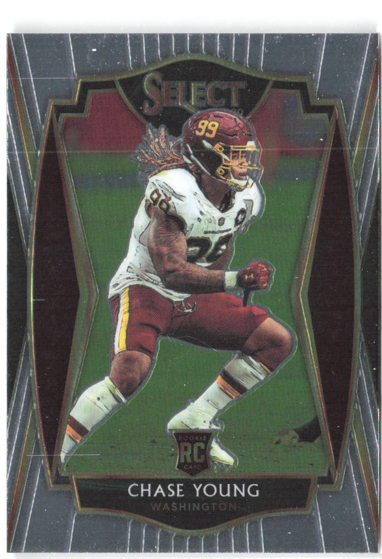 Chase Young Panini Select 164 2020 Washington Football Team RC