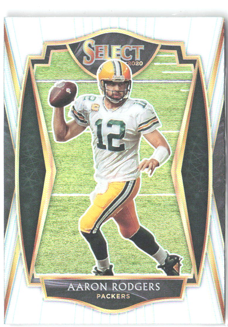 Aaron Rodgers Panini Select - Silver Prizm 111 2020 Green Bay Packers