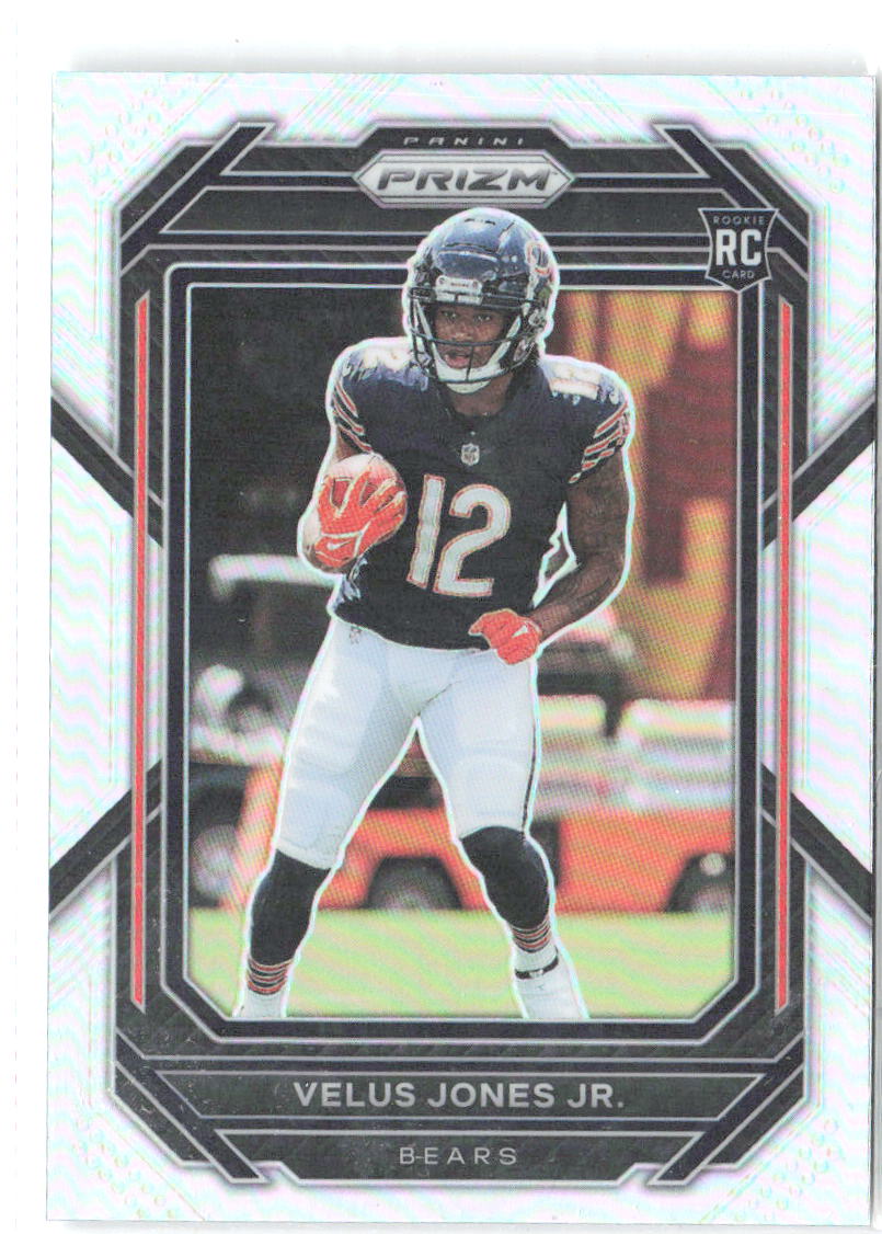 Velus Jones Jr. Panini Prizm - Silver 332 2022 Chicago Bears