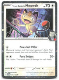 Team Rocket's Meowth Cosmos Holo Miscellaneous Cards 149/182 NM Oswaldo KATO