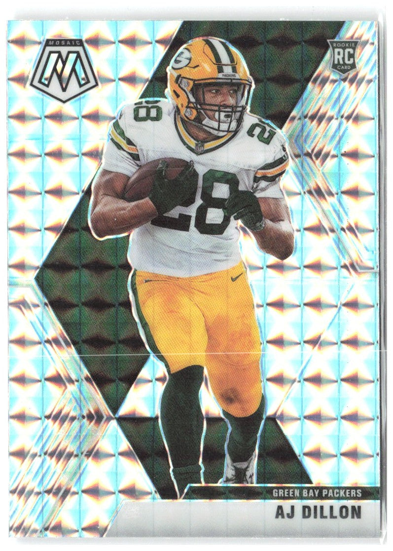 AJ Dillon Panini Mosaic - Prizm 226 2020 Green Bay Packers