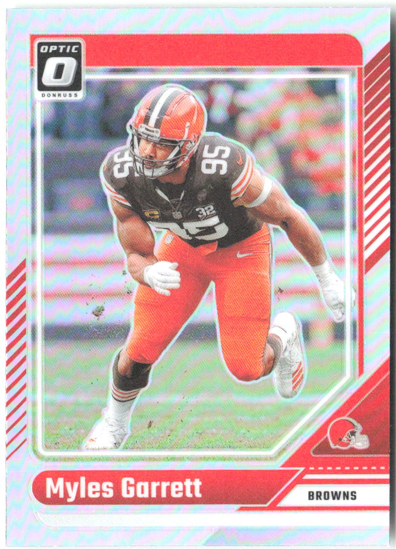 Myles Garrett Donruss Optic - Holo 49 2022 Cleveland Browns