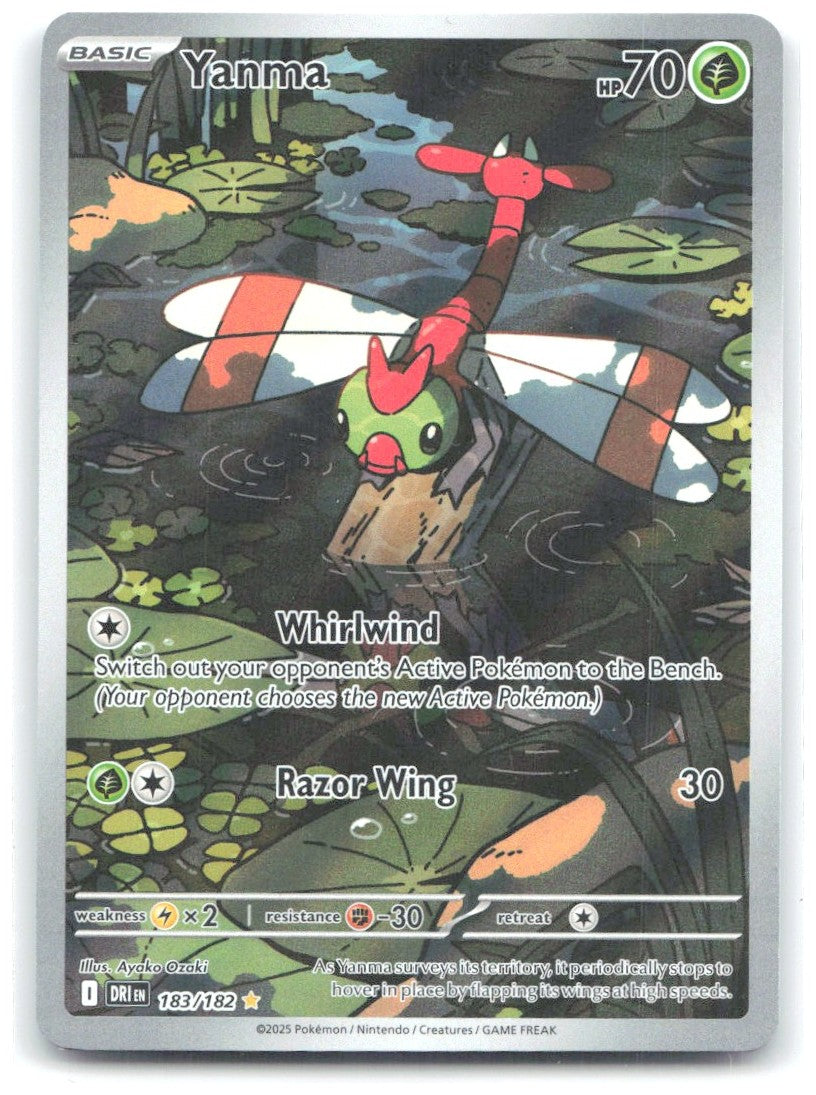 Yanma Holo Illustration Rare SV10 Destined Rivals 183/182 NM Anesaki Dynamic