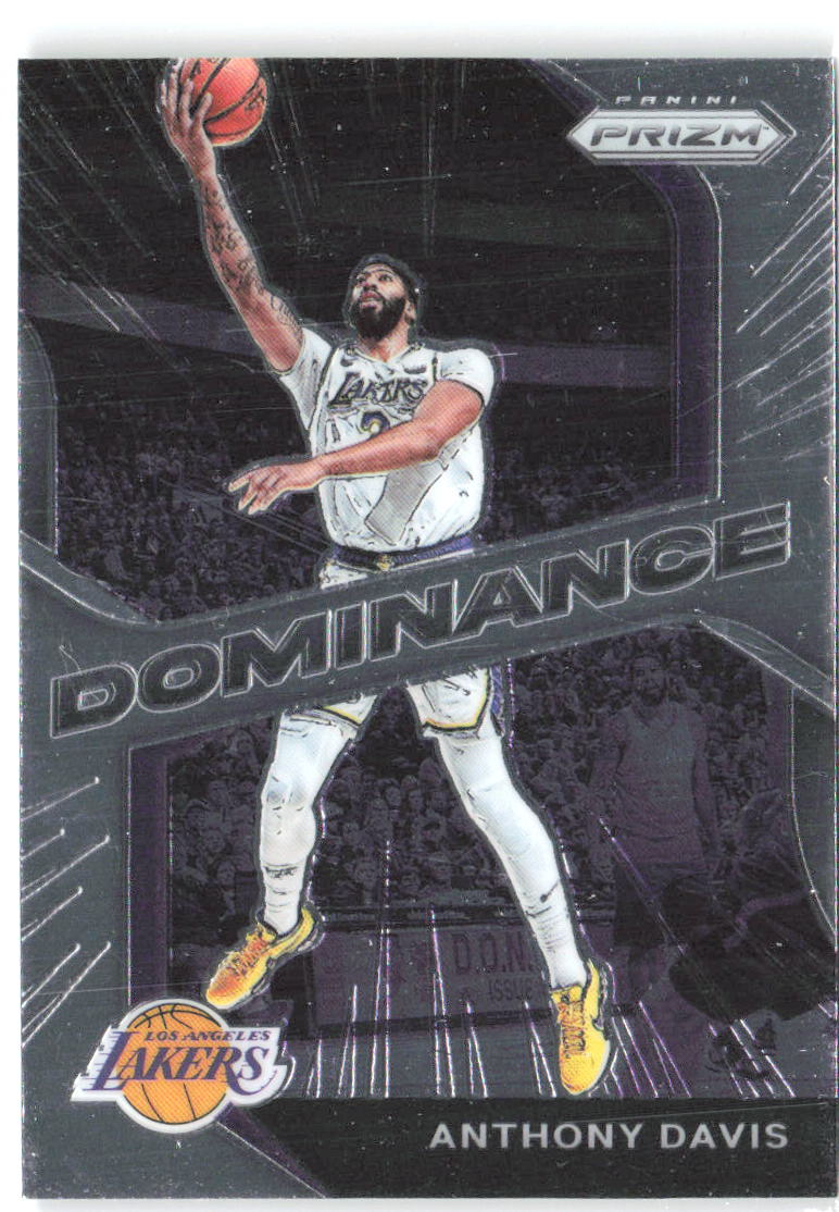 Anthony Davis Panini Prizm - Dominance 1 2020-21 Los Angeles Lakers
