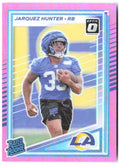 Jarquez Hunter Donruss - Optic Rated Rookies Pink 352 2025 Los Angeles Rams